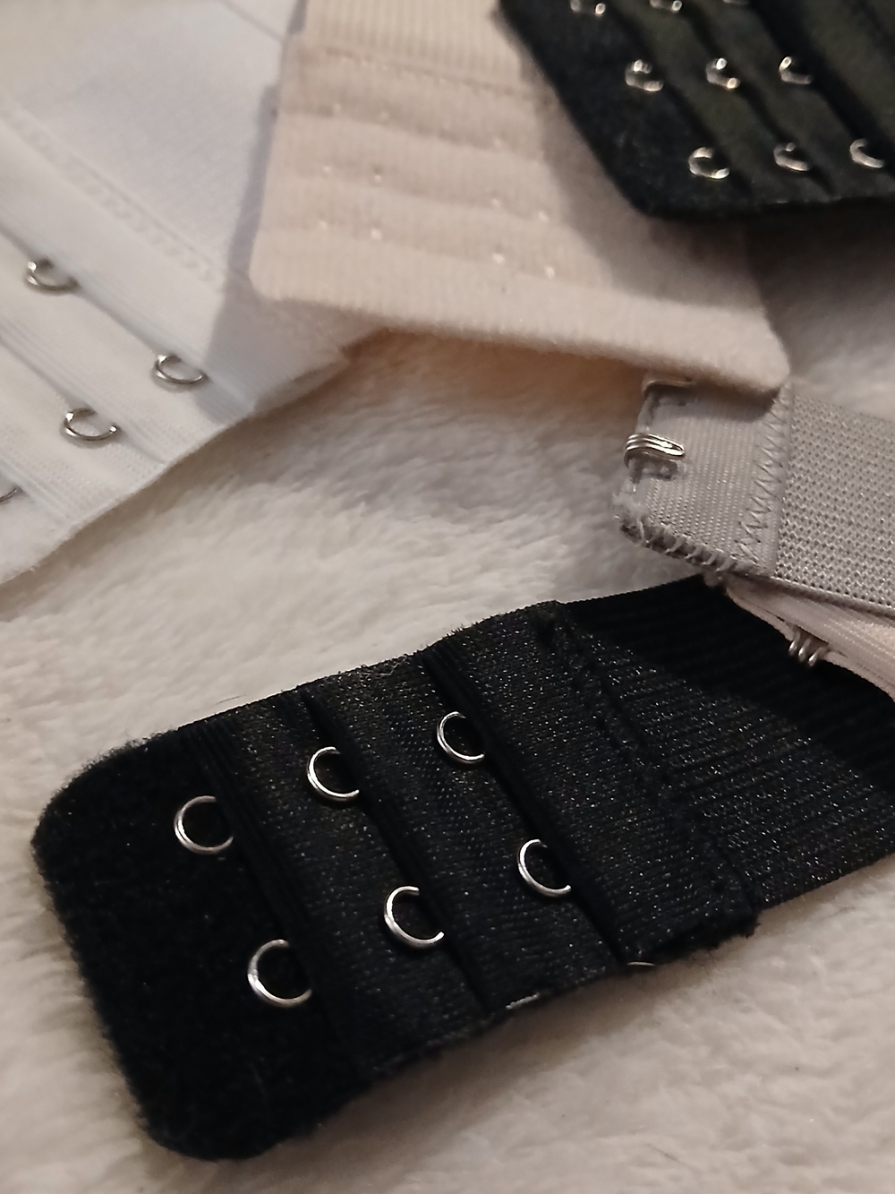 Bra Extenders - Set of 9 — Black, White, Beige, Gray BRAND NEW - Picture 2 of 4